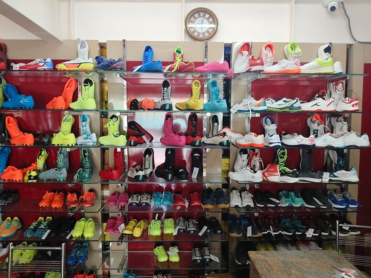 Premium Sports Equipment Display